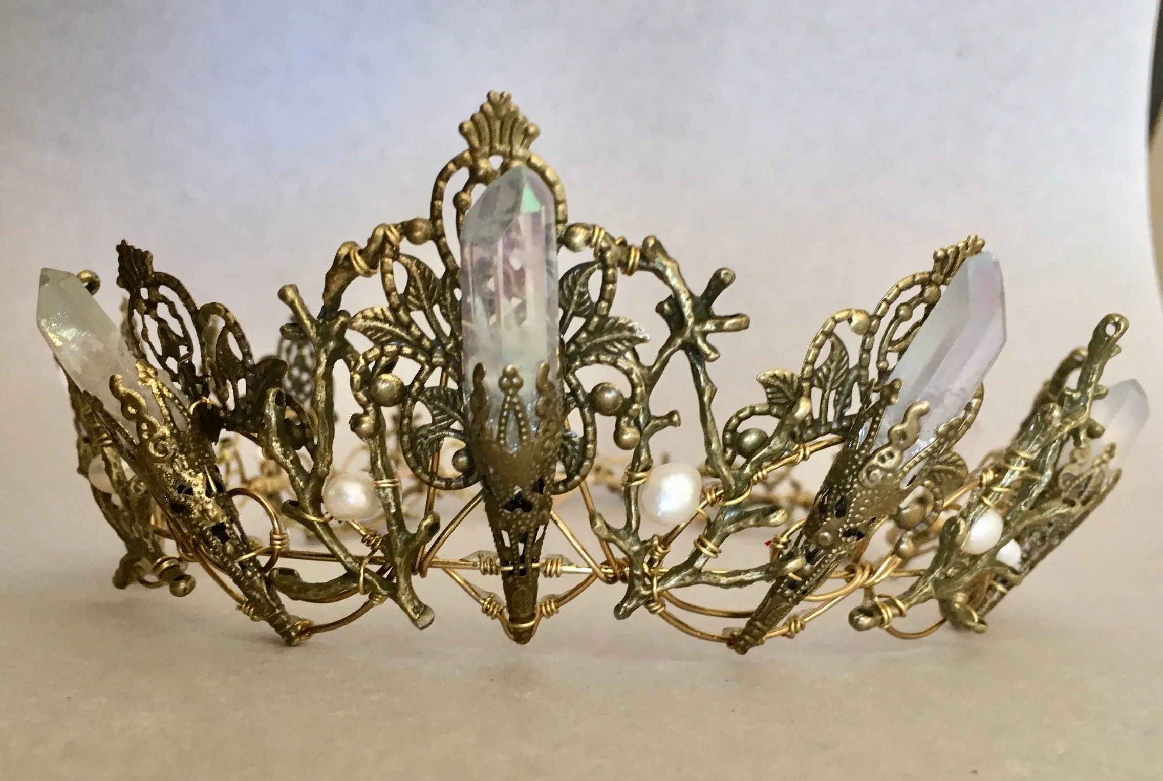 The EVANGELINE FULL Angel Aura Crown