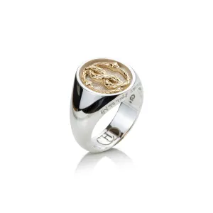 The Gold Ouroboros Ring