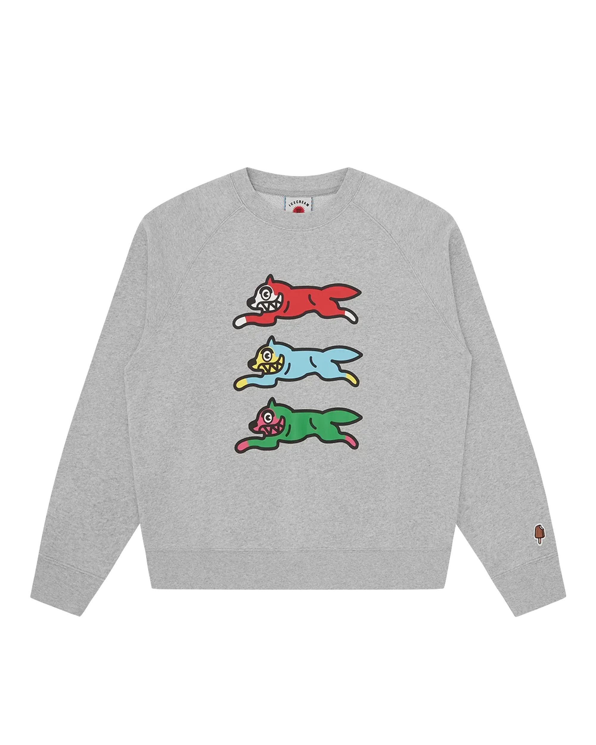 Triple Running Dog Crewneck