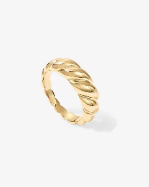 Vermeil Croissant Ring