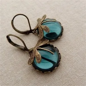 Vintage Dragonfly Earrings