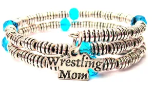 Wrestling Mom Curly Coil Wrap Style Bangle Bracelet