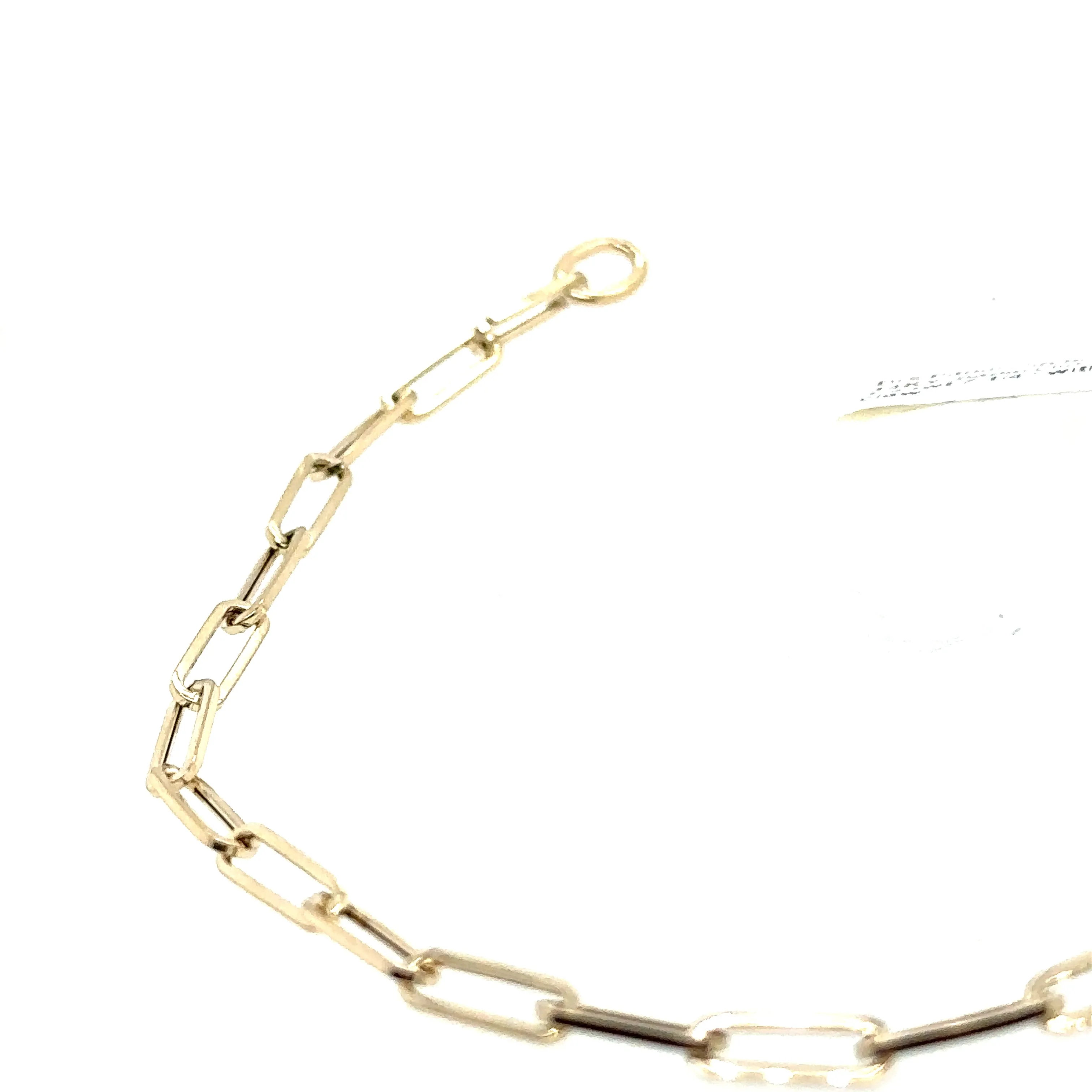 Yellow Gold Chunky Paperclip Gold Bracelet