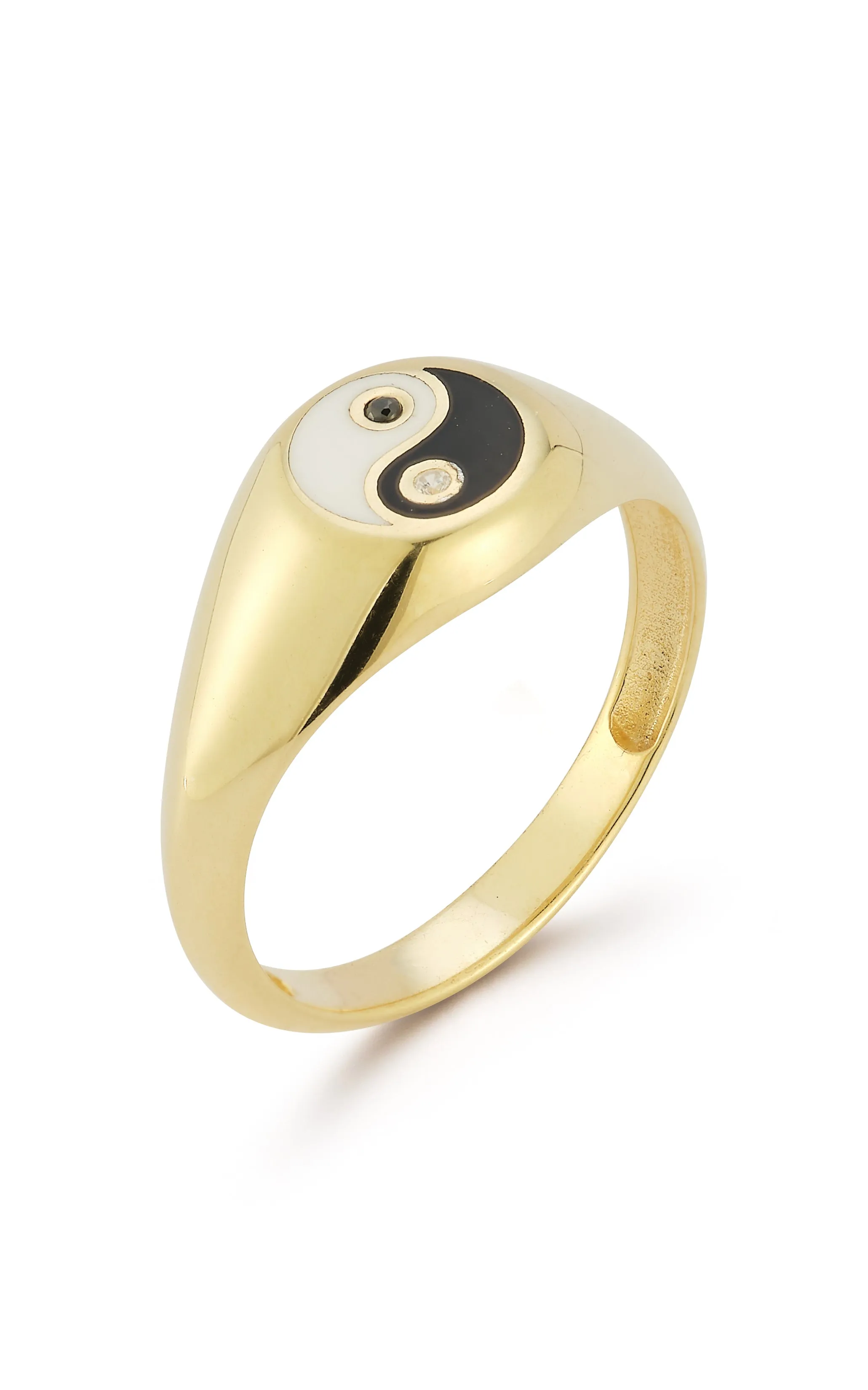 Ying Yang Signet Ring